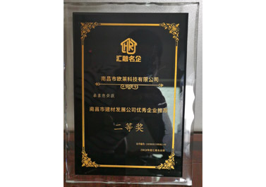 2020年優秀企業二等獎